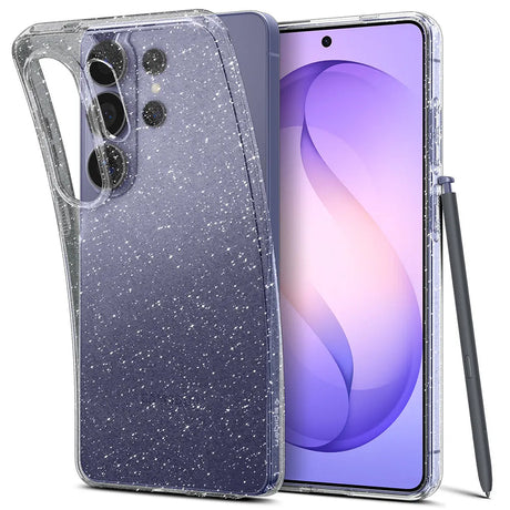 Husa de protectie Spigen Liquid Crystal Glitter (ACS10673) compatibil cu Samsung Galaxy S26 Ultra, Crystal Quartz