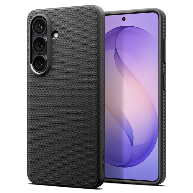 Husa de protectie Spigen Liquid Air (ACS10700) compatibil cu Samsung Galaxy S26 Plus, Negru Mat