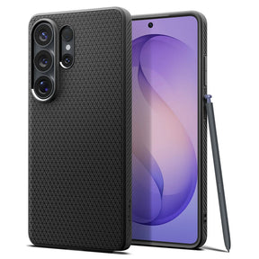 Husa de protectie Spigen Liquid Air (ACS10670) compatibil cu Samsung Galaxy S26 Ultra, Negru Mat