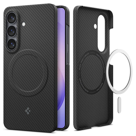 Husa de protectie Spigen Air Skin Aramid MagFit compatibil cu Samsung Galaxy S26 Plus, Negru