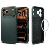 Husa de protectie Spigen Thin Fit compatibil cu iPhone 17 Pro Max, Verde inchis