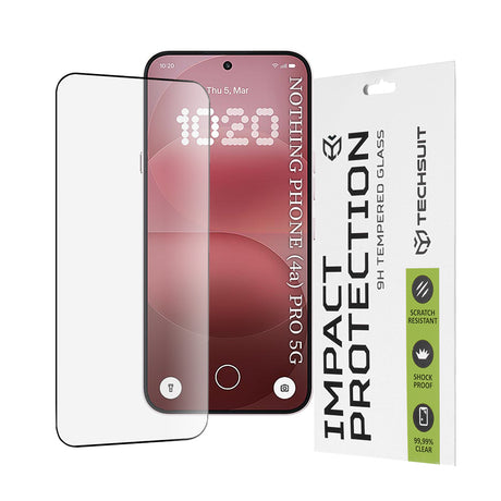 Folie de protectie Techsuit 111D Full Cover / Full Glue Glass compatibil cu Nothing Phone (4a) Pro, Negru