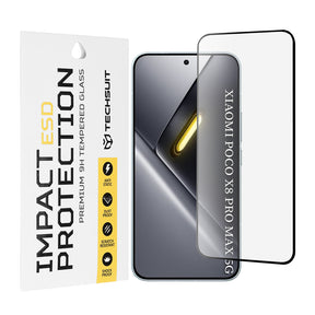 Folie de protectie Techsuit ESD Glass compatibil cu Xiaomi Poco X8 Pro Max, Negru