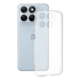 Husa de protectie Techsuit Clear Silicone compatibil cu Motorola Edge 70 Fusion, Transparent