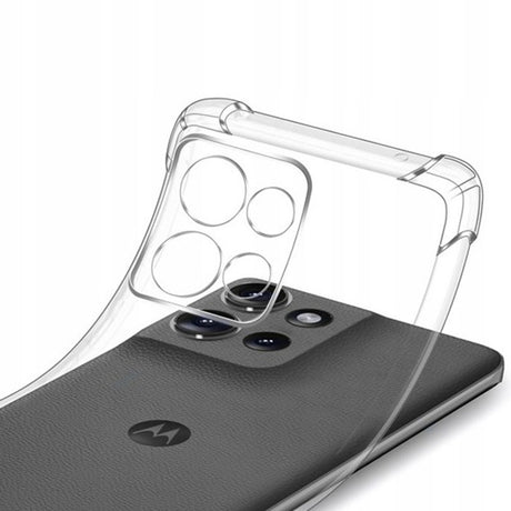 Husa de protectie Techsuit Shockproof Clear Silicone compatibil cu Motorola Edge 70 Fusion, Transparent