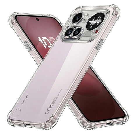 Husa de protectie Techsuit Shockproof Clear Silicone compatibil cu Nothing Phone (4a) Pro, Transparent