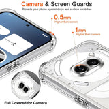 Husa de protectie Techsuit Shockproof Clear Silicone compatibil cu Nothing Phone (4a), Transparent