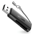 Ugreen Card Reader CM264 (60722), USB to SD/TF Card, 5Gbps, 512GB, Plug&Play, Negru