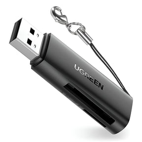 Ugreen Card Reader CM264 (60722), USB to SD/TF Card, 5Gbps, 512GB, Plug&Play, Negru
