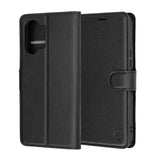 Husa de protectie Techsuit Leather Folio compatibil cu Xiaomi Poco X8 Pro Max, Negru