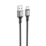 Cablu Borofone (BX83), USB to Type-C, Silicone, Universal, 3A, 1m, Negru