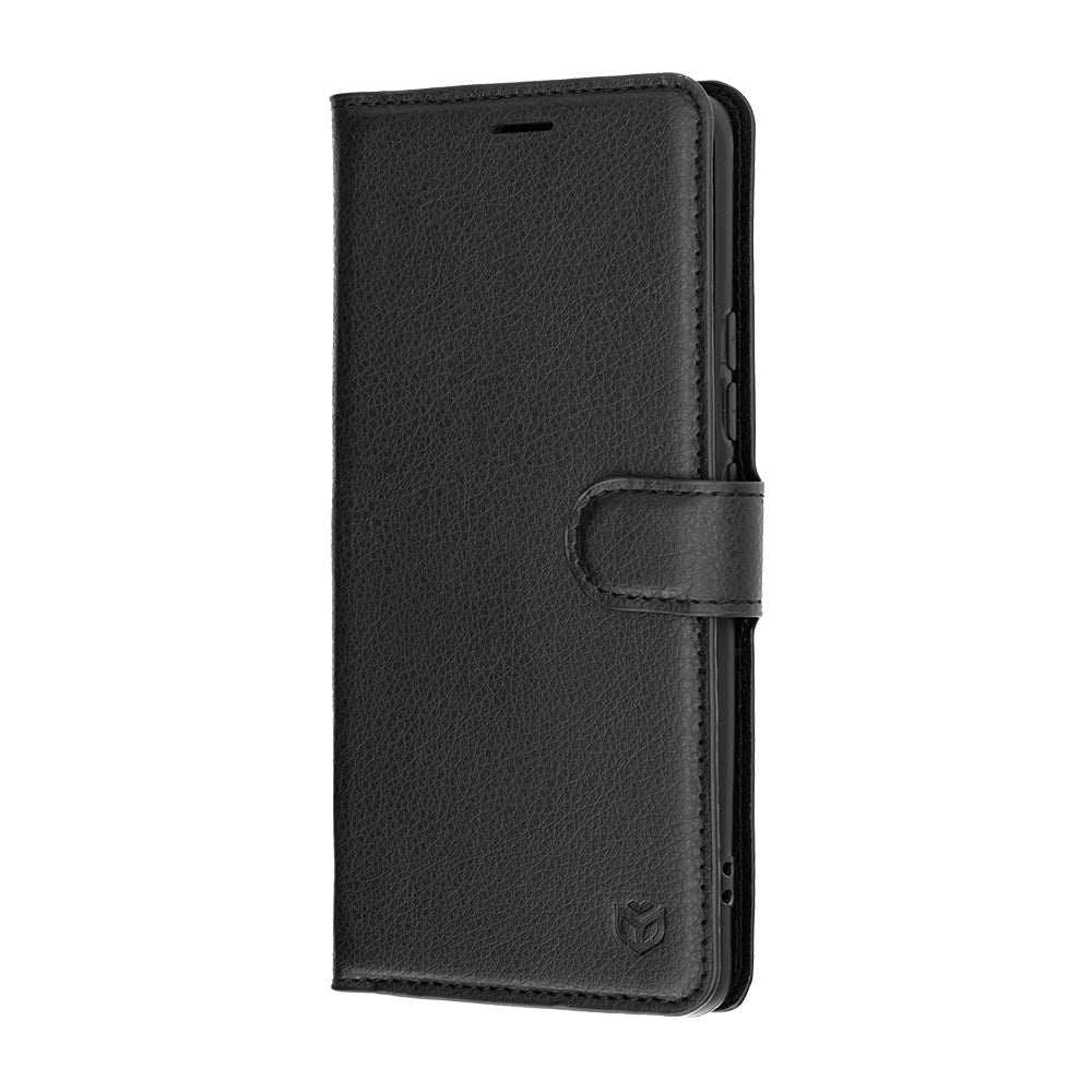 Husa de protectie Techsuit Leather Folio compatibil cu Xiaomi Redmi Note 15 Pro 4G, Negru