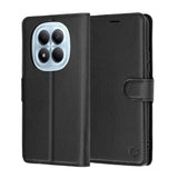 Husa de protectie Techsuit Leather Folio compatibil cu Xiaomi Redmi Note 15 Pro 4G, Negru