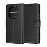 Husa de protectie Techsuit Leather Folio compatibil cu Xiaomi Redmi Note 15 Pro 4G, Negru