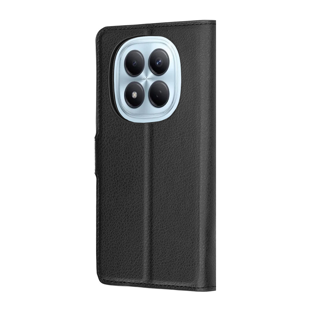 Husa de protectie Techsuit Leather Folio compatibil cu Xiaomi Redmi Note 15 Pro 4G, Negru