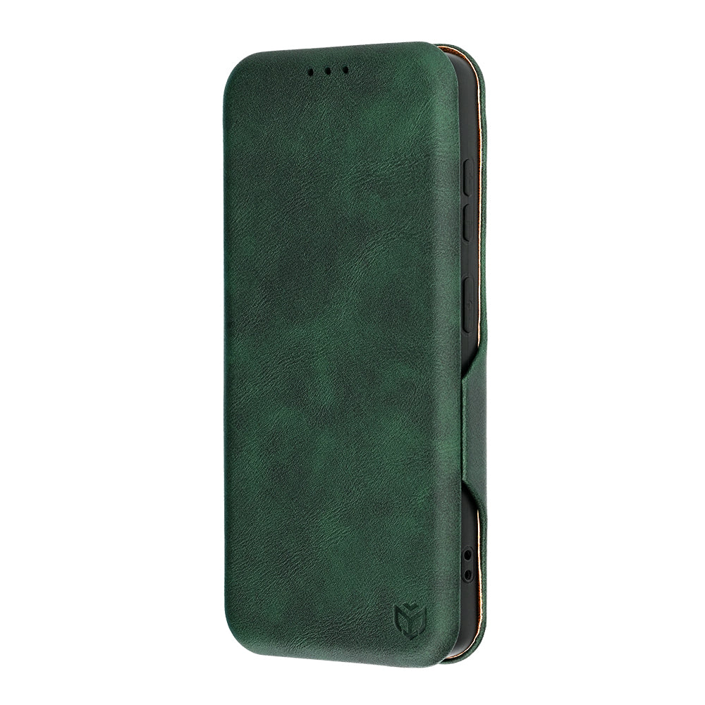 Husa de protectie Techsuit Safe Wallet Plus compatibil cu Samsung Galaxy S26, Verde