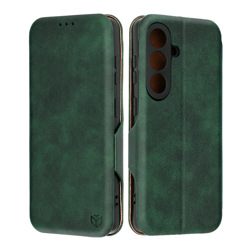 Husa de protectie Techsuit Safe Wallet Plus compatibil cu Samsung Galaxy S26, Verde