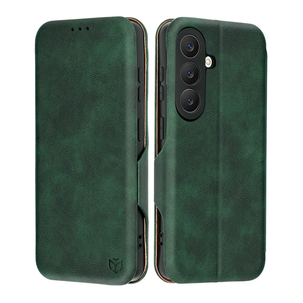 Husa de protectie Techsuit Safe Wallet Plus compatibil cu Samsung Galaxy S26 Plus, Verde