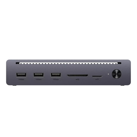 Hub/Dock Ugreen Docking Station U712 10in1 (75795F), Fast Charging, 2x Thunderbolt 5, 3x USB, RJ45, DP, SD/TF, 8K@60Hz, 120Gbps, Gri