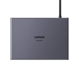 Hub/Dock Ugreen Docking Station U712 10in1 (75795F), Fast Charging, 2x Thunderbolt 5, 3x USB, RJ45, DP, SD/TF, 8K@60Hz, 120Gbps, Gri