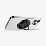 Suport Inel Spigen O-Mag OM100 (AMP03120), Magnet Puternic, Rotație 360°, Negru