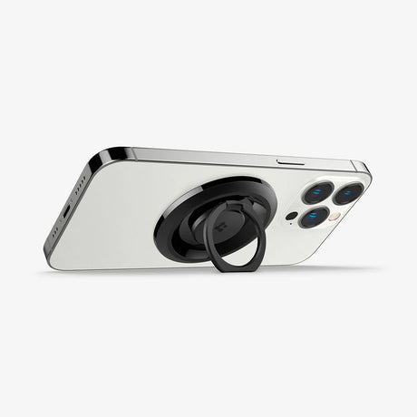 Suport Inel Spigen O-Mag OM100 (AMP03120), Magnet Puternic, Rotație 360°, Negru