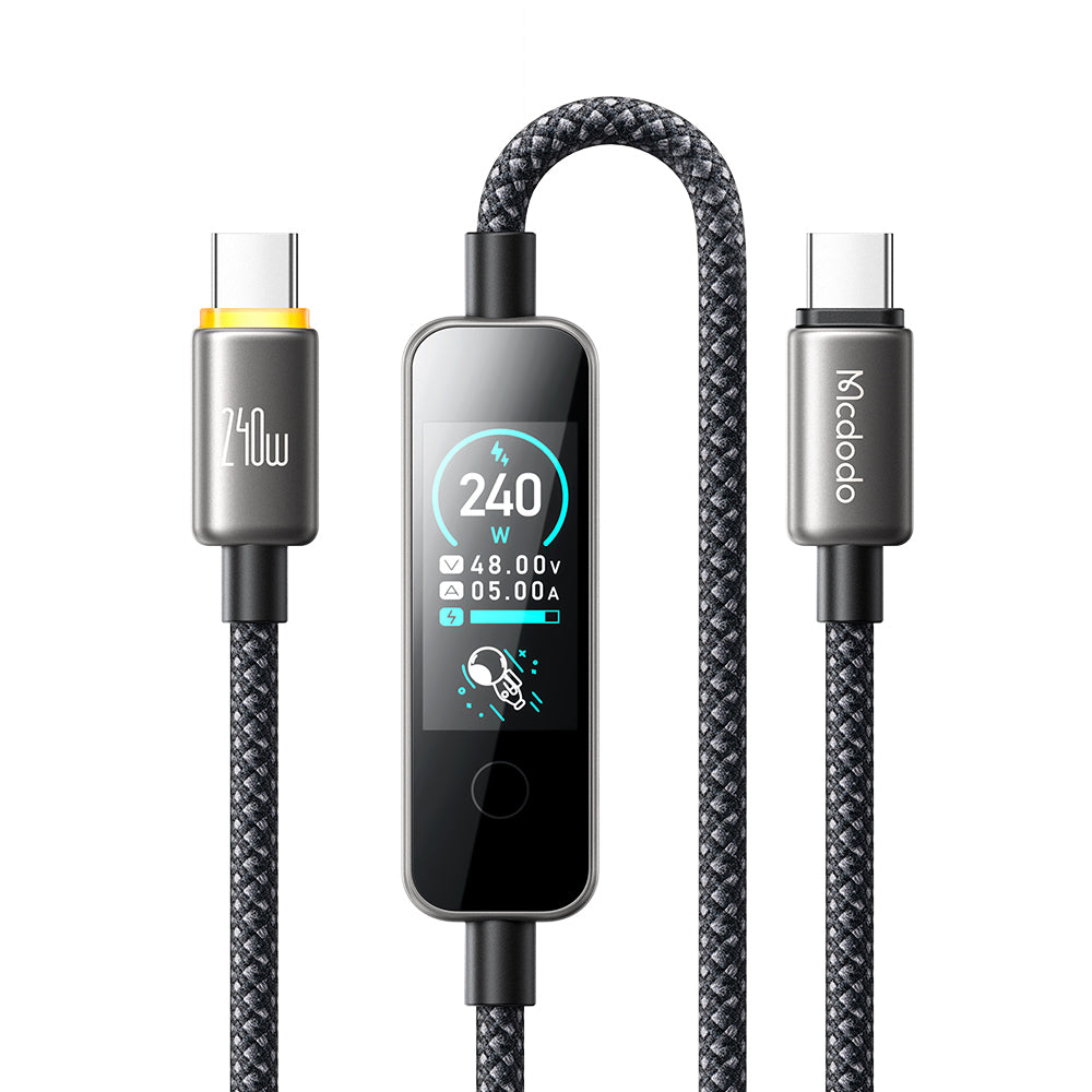 Cablu Mcdodo CA-8750, USB-C la USB-C, 240W, 1.2m, Negru
