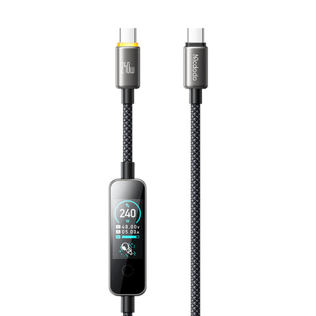 Cablu Mcdodo CA-8750, USB-C la USB-C, 240W, 1.2m, Negru