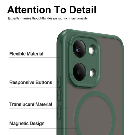 Husa pentru Xiaomi Poco X8 Pro Max - Techsuit HaloFrost II MagSafe - Green