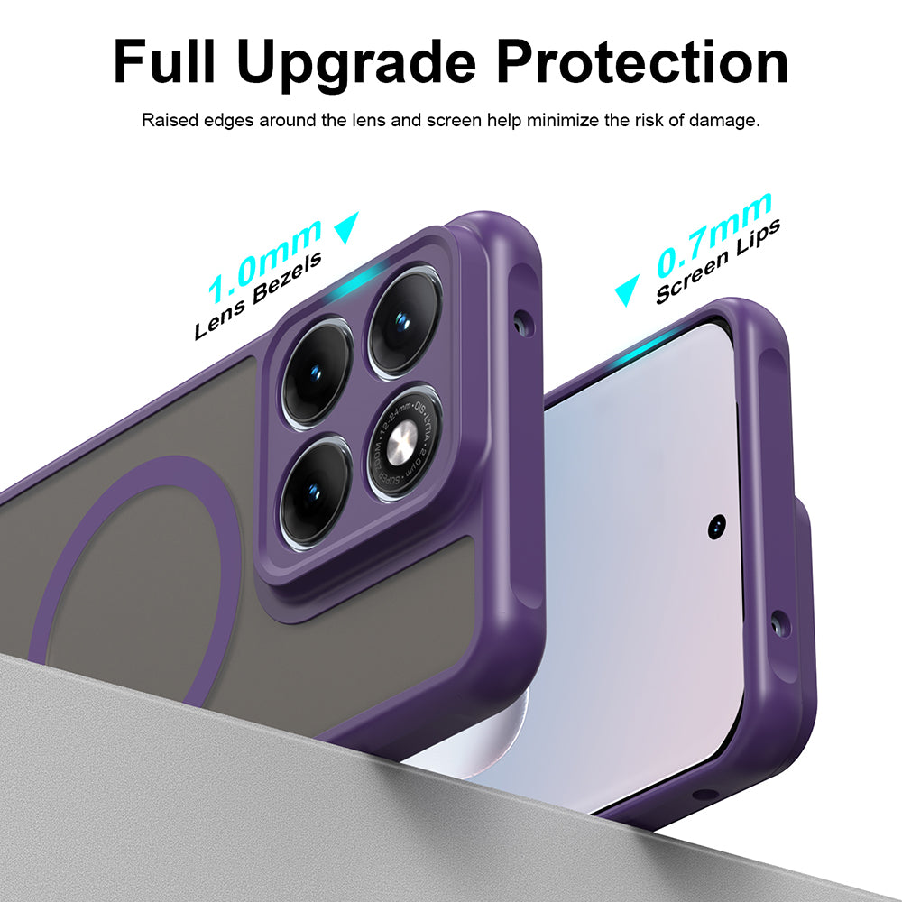 Husa pentru Motorola Edge 70 Fusion - Techsuit HaloFrost II MagSafe - Purple