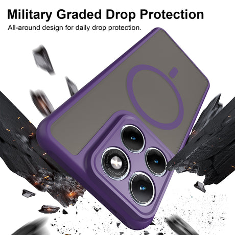 Husa pentru Motorola Edge 70 Fusion - Techsuit HaloFrost II MagSafe - Purple