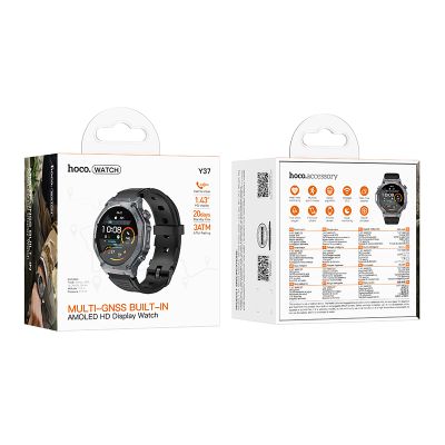 Hoco SmartWatch (Y37), Sport, hívásfunkció, 520mAh, Többnyelvű