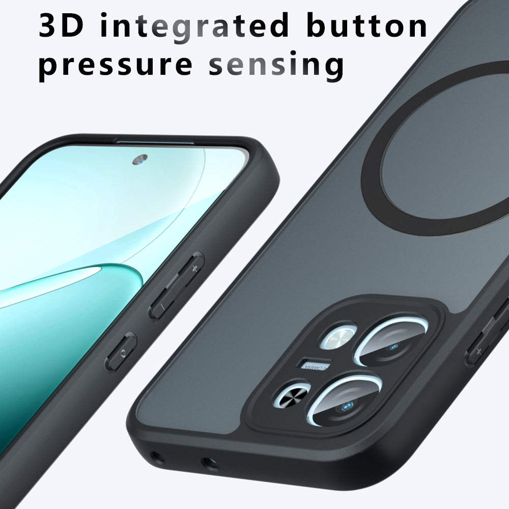 Husa de protectie Techsuit PureFrost MagSafe compatibil cu Oppo A6 Pro 4G / A6 Pro 5G, Negru Frost