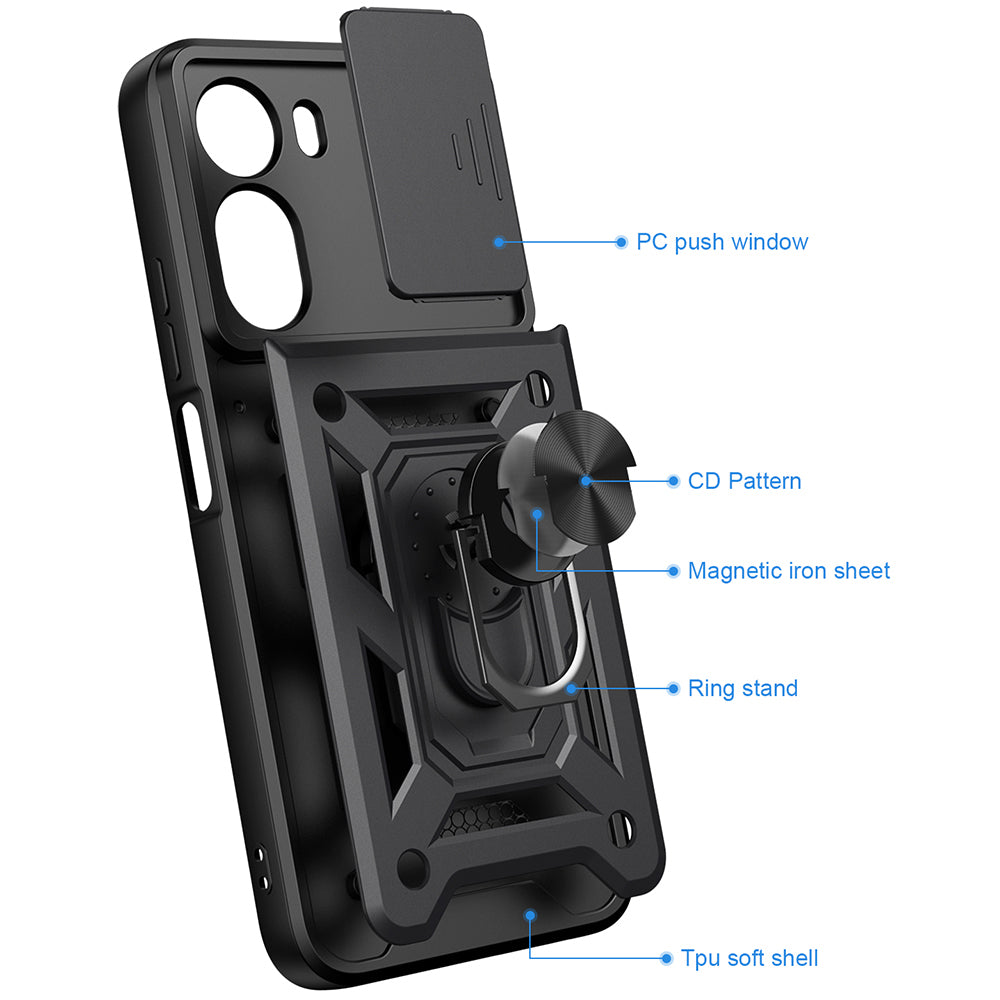 TechSuit Husa de protectie Techsuit CamShield Series compatibil cu Xiaomi Redmi A7 Pro 4G, Roz Auriu – imagine 3