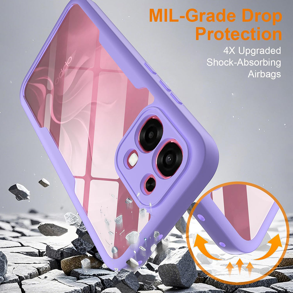 Husa de protectie Techsuit ColorVerse 360 Series compatibil cu Oppo A6 Pro 4G / A6 Pro 5G, Mov