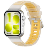 Curea smartwatch Techsuit Huawei compatibil cu Fit 3 / Fit 4 / Fit 5, Galben
