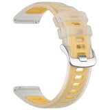 Curea smartwatch Techsuit compatibil cu Samsung Galaxy Watch4 / Watch5 / Watch Active 2, Galben