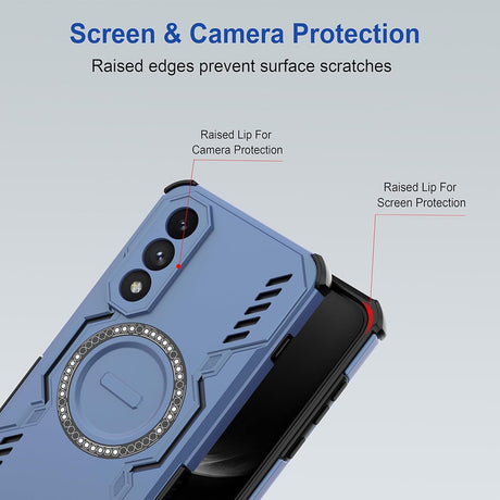 Husa de protectie Techsuit ArmorMag compatibil cu Samsung Galaxy A27 5G, Albastru