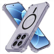 TechSuit Husa de protectie Techsuit Shockproof Clear Silicone MagSafe compatibil cu Xiaomi 17, Negru Fumuriu