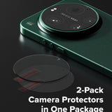 Ringke Folie de protectie Ringke Camera Glass (set de 2) compatibil cu Xiaomi 17 Ultra, Transparent – imagine 6
