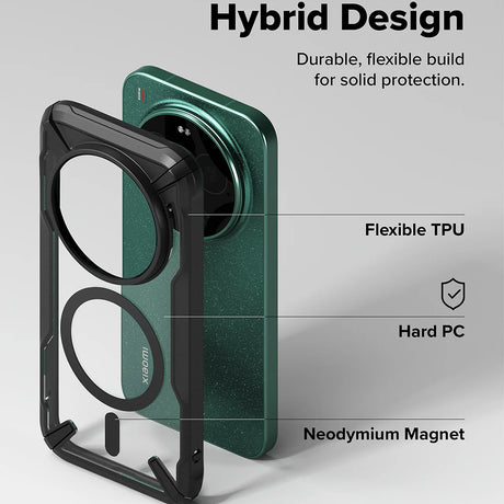 Ringke Husa de protectie Ringke Fusion X MagSafe compatibil cu Xiaomi 17 Ultra, Negru – imagine 2