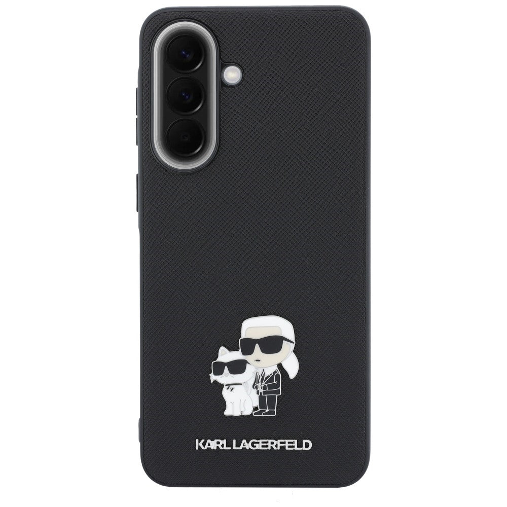 Husa de protectie Karl Lagerfeld Saffiano compatibil cu Samsung Galaxy A57 5G, Gri