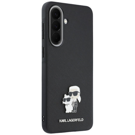 Husa de protectie Karl Lagerfeld Saffiano compatibil cu Samsung Galaxy A57 5G, Gri