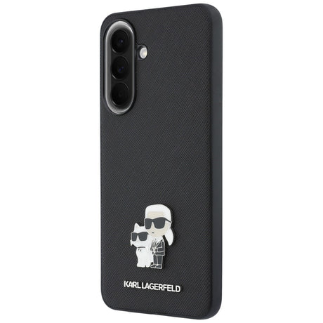 Husa de protectie Karl Lagerfeld Saffiano compatibil cu Samsung Galaxy A57 5G, Gri