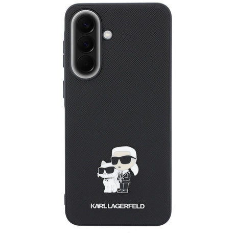 Husa de protectie Karl Lagerfeld Saffiano compatibil cu Samsung Galaxy A37 5G, Gri