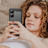 TechSuit Husa de protectie Techsuit Carbon Silicone compatibil cu Xiaomi Poco X8 Pro, Albastru – imagine 6