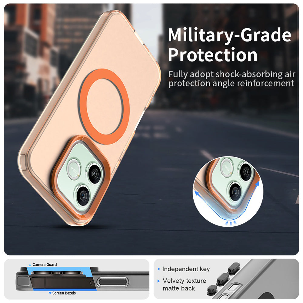 Husa pentru Honor 600 Lite - Techsuit CandyCase MagSafe - Orange