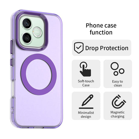 Husa pentru Honor 600 Lite - Techsuit CandyCase MagSafe - Purple