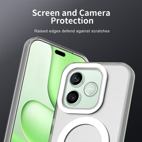 Husa pentru Honor 600 Lite - Techsuit CandyCase MagSafe - White
