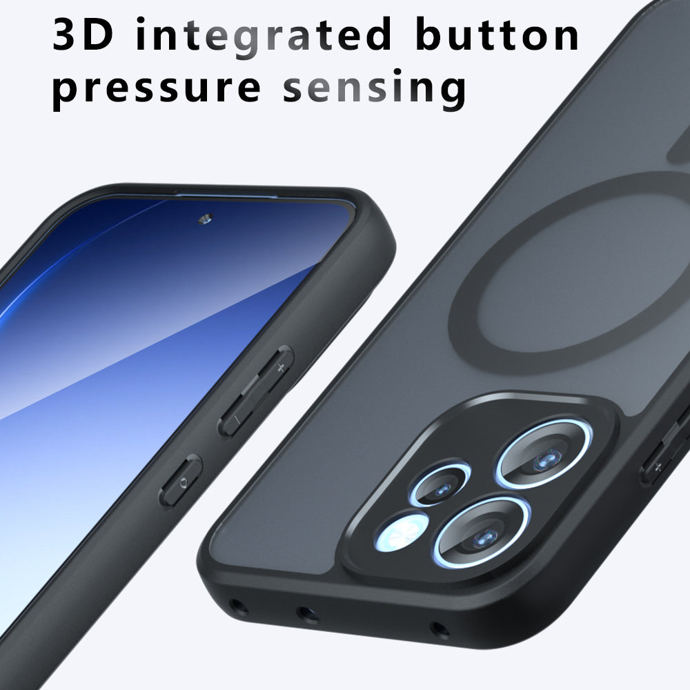 Husa de protectie Techsuit PureFrost MagSafe compatibil cu Xiaomi 17T, Negru Frost